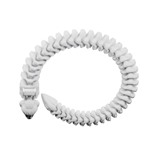 Скелетная змея в кольце