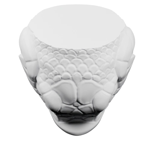 Головной убор с змеиной кожей