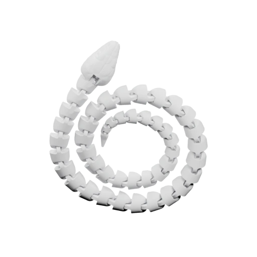 Изогнутая змея с шипами