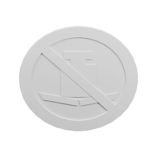 Знак запрета ISO 7010 P012