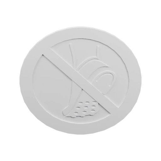 Знак запрета ISO 7010 P035