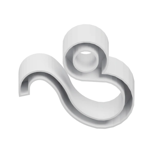 Символ зодиака в виде фигурного выреза