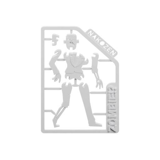 Фигурка зомби в костюме