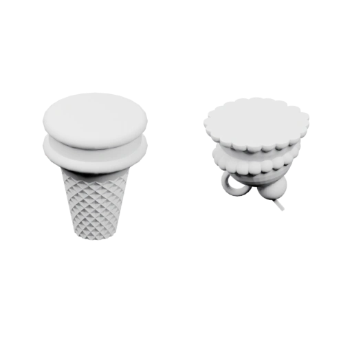 Два варианта рожков