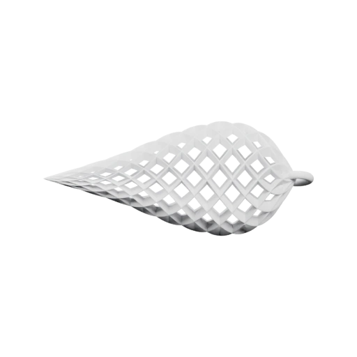 Каплевидная форма с геометрическим узором