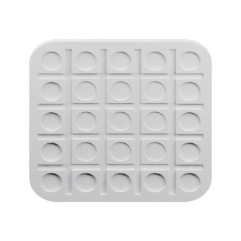 Пластина с круглыми отверстиями