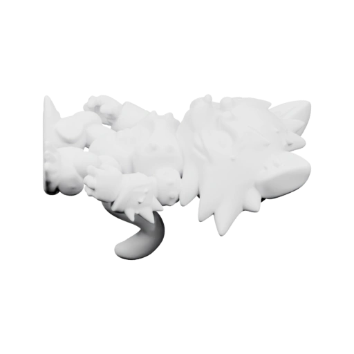 Существо с мехом и остроконечными ушами