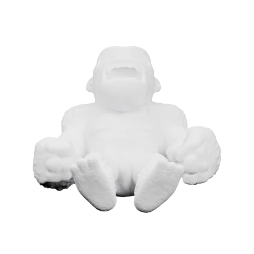 Сидящий с улыбкой персонаж