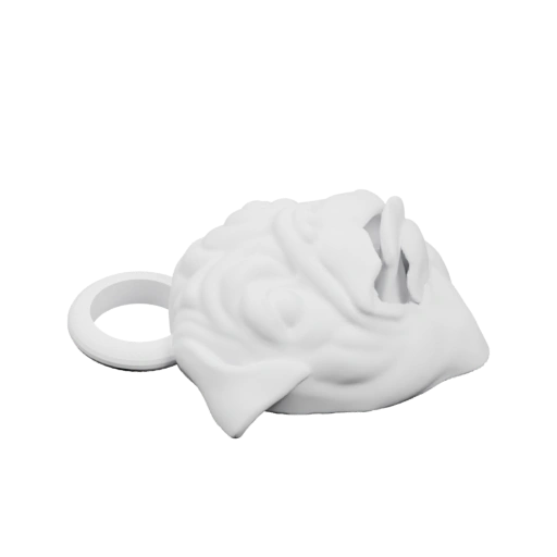 Фигурка собаки с характерной мордой