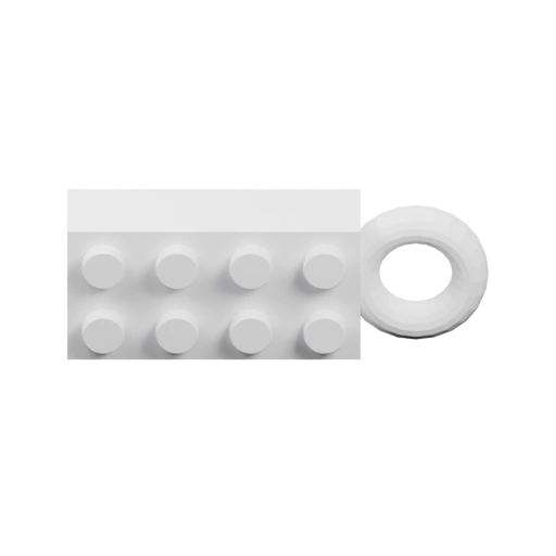 Ключевой брелок с пластиковым кольцом