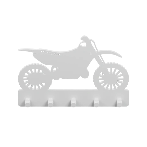 Фигурка мотоцикла с крючками для ключей
