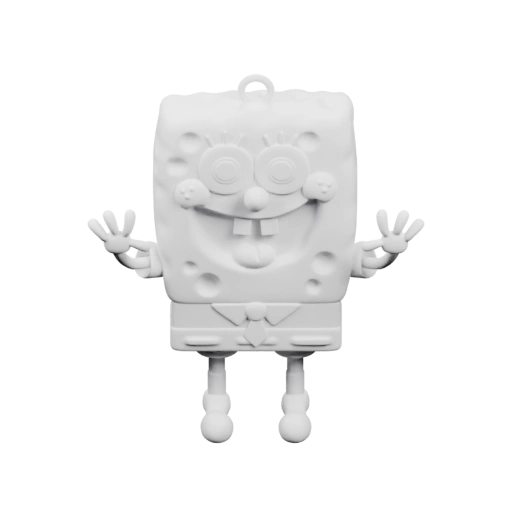 Спанчбоб в позе приветствия