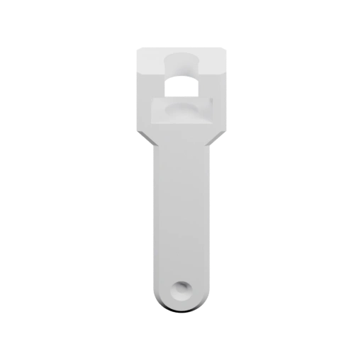 Ключ с вырезом и отверстием