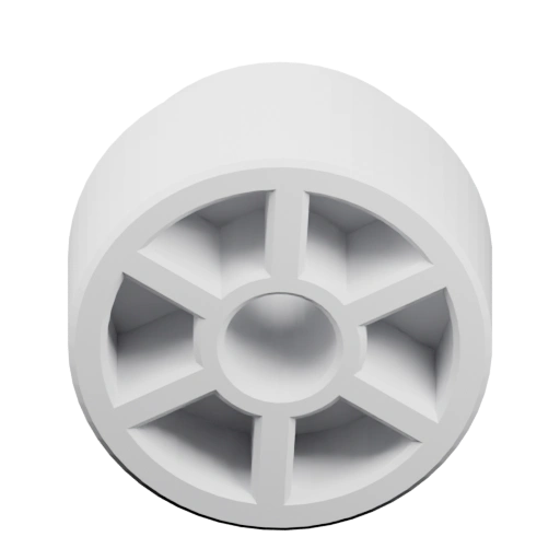 Колесо с радиальными спицами