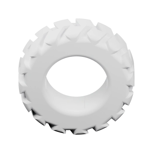 Колесо с рельефным протектором