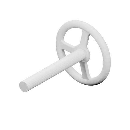 Колесо с ручкой