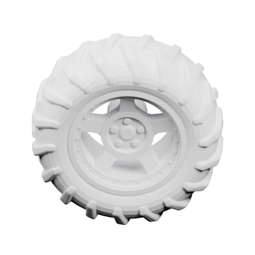 Колесо с рельефной шиной