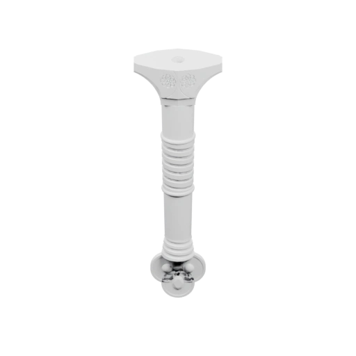 Колонна с рельефным верхом и основанием