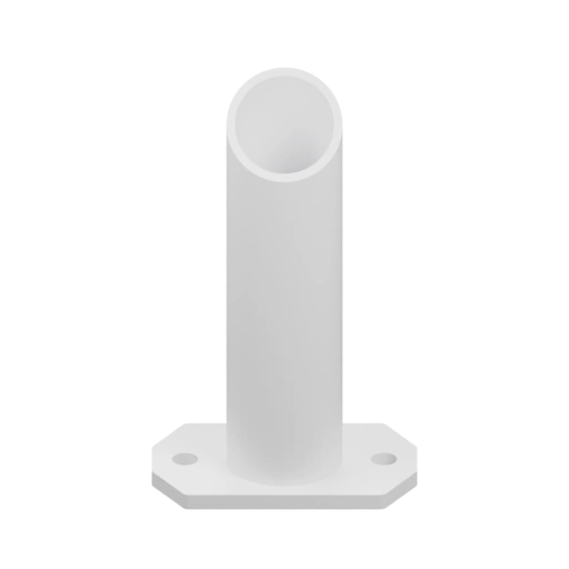 Вертикальная труба с фланцем