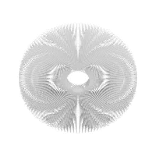 Колпак с радиальными линиями