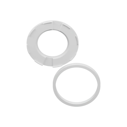 Два кольца с зубчатым ободом