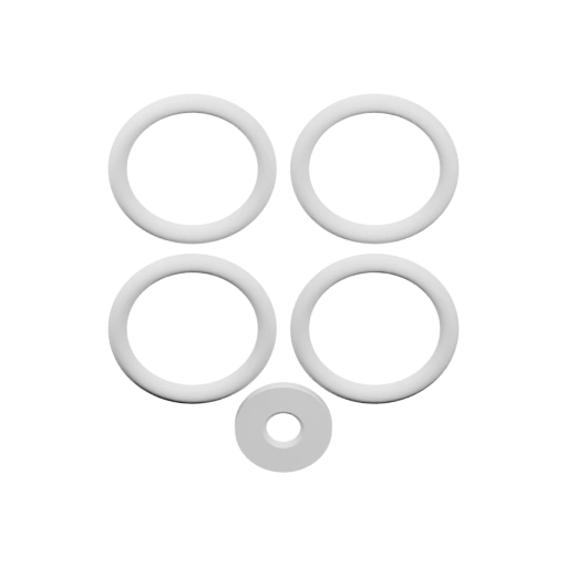 Комплект из четырех колец и одной шайбы