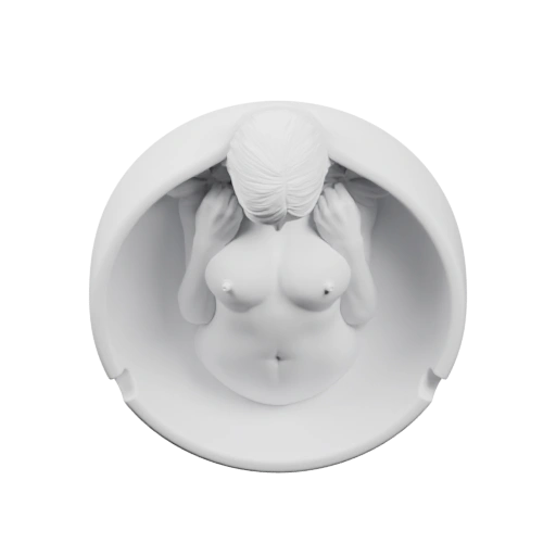 Женская фигура в круглом кольце