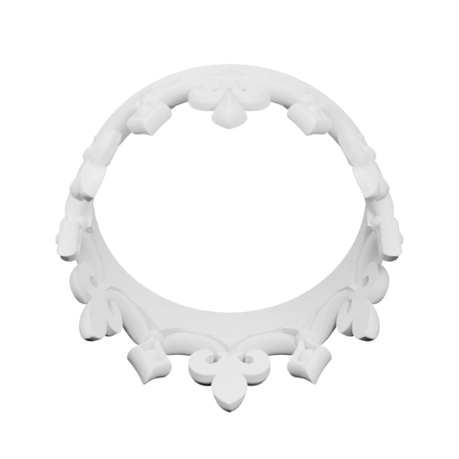 Декоративное кольцо с узорами