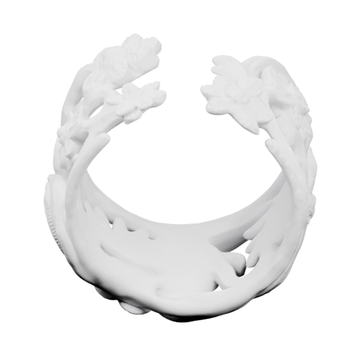 Декоративное кольцо с узором