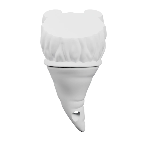 Конусообразная форма с отверстием