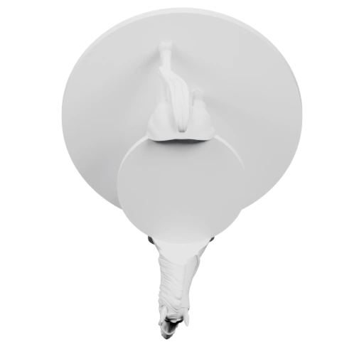 Конь с небольшим отверстием на спине