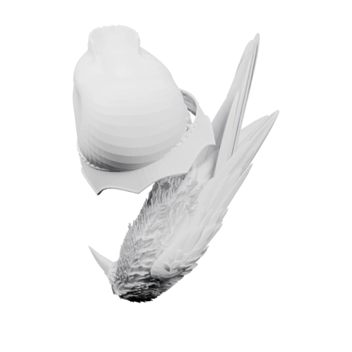 Фигура короля без головного убора