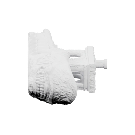 Сложная конструкция с деталями и текстурами