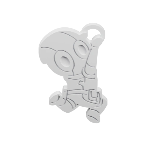 Анимационный персонаж в космическом костюме