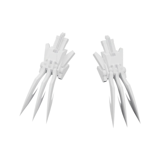 Симметричные когти с острыми концами