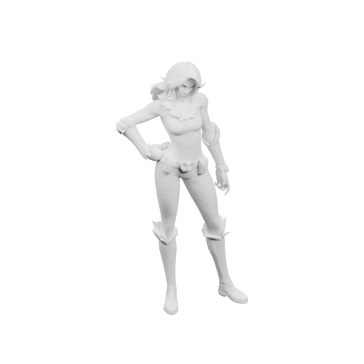 Статуя в позе с руками на бедрах