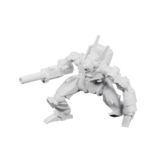 Механический кот с оружием