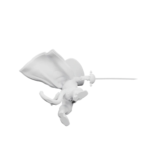 Кот в сапогах летит с крылом