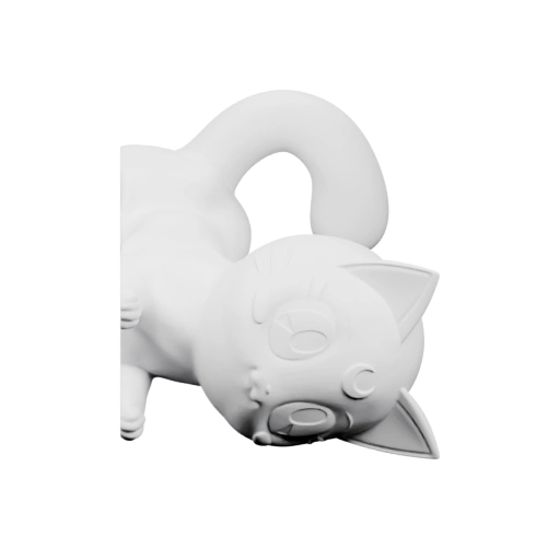 кота в стиле 3D