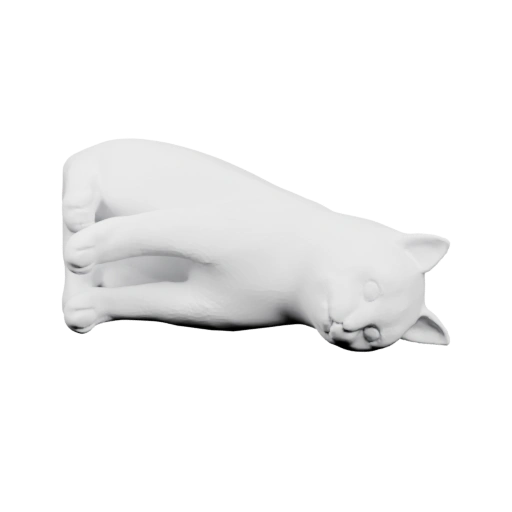 Кошка в расслабленной позе