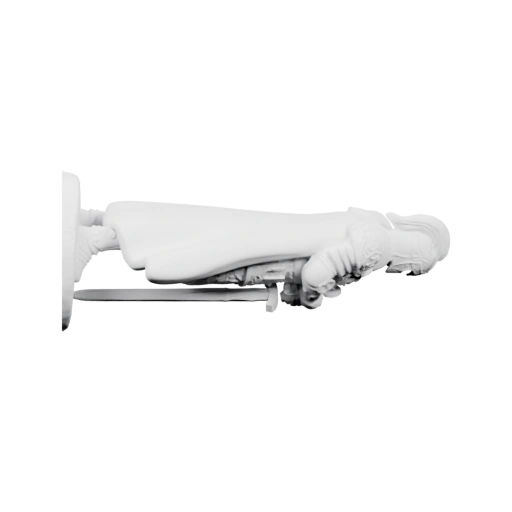 Крестоносец в боевой позе