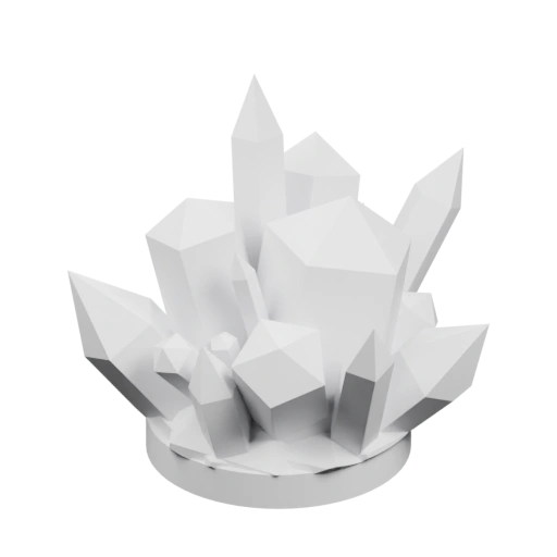 Кристаллический кластер для LED‑лампы