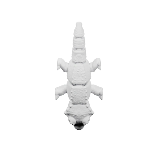 Статуя крокодила в стиле 3D