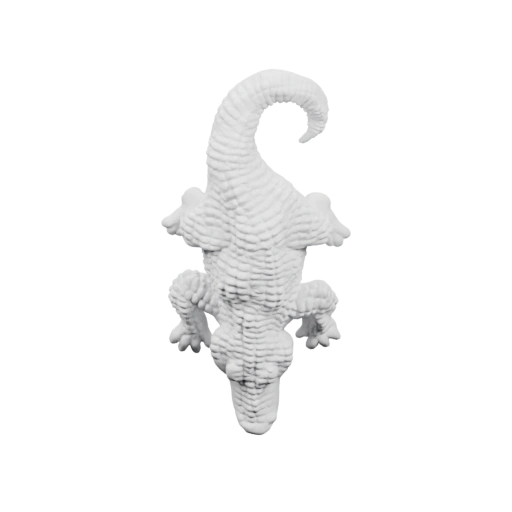 Крокодил с изогнутой шеей