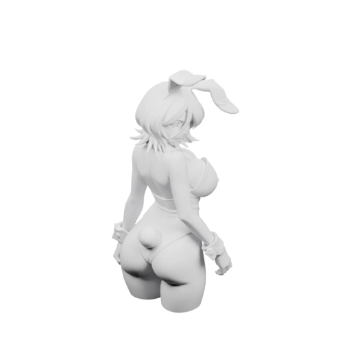 Девушка в кроличьих ушах и рюкзаке