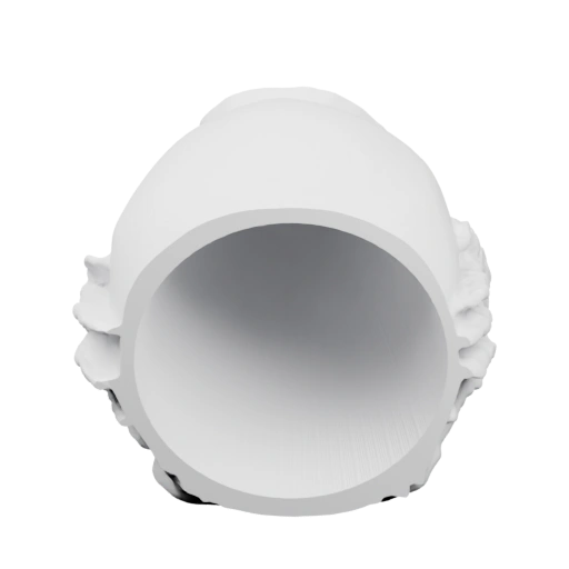 Ваза с внутренним отверстием и рельефными деталями