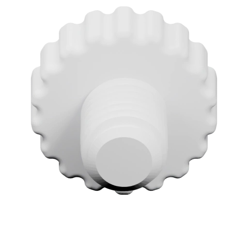 Винтовая деталь с рифленым краем