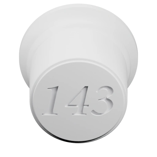 Цифровая накладка с цифрой 143