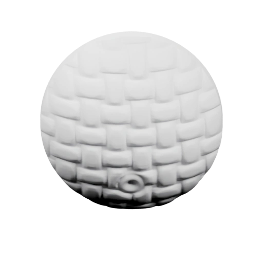 Плетеная сфера с текстурой
