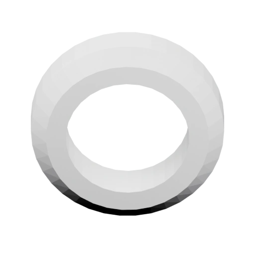 Кольцевой объект с гладкой поверхностью
